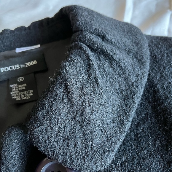 A line jacket with 3/4 puff sleeve - Picture 3 of 13